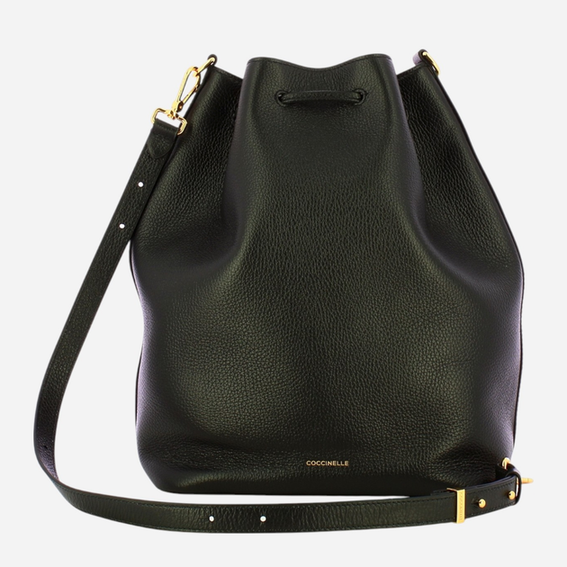 Torebka crossbody damska ze skóry naturalnej duża Coccinelle Beat E1TFK230101 001 Czarna (800070345910) - obraz 2