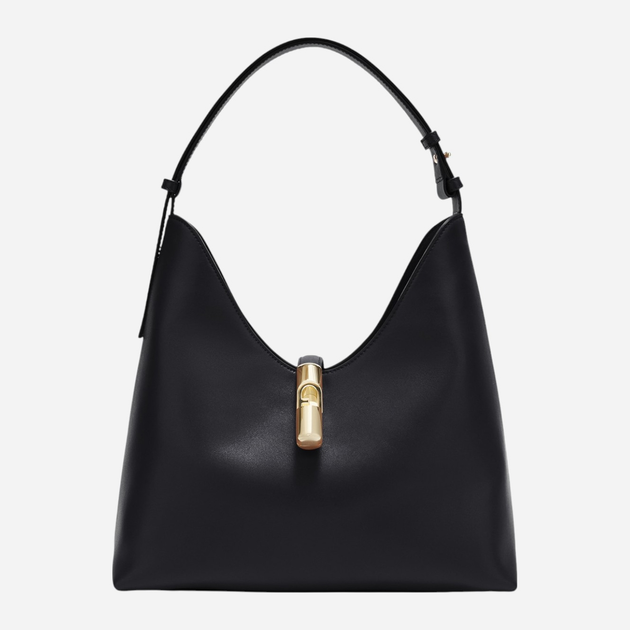 Сумка жіноча з натуральної шкіри середня Furla Goccia WB01499BX3104O60001007 Чорна (800070331252) - зображення 1