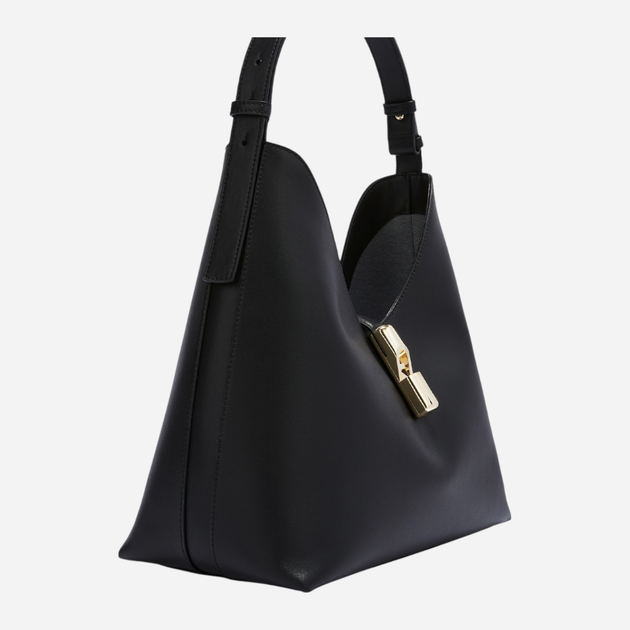 Сумка жіноча з натуральної шкіри середня Furla Goccia WB01499BX3104O60001007 Чорна (800070331252) - зображення 4