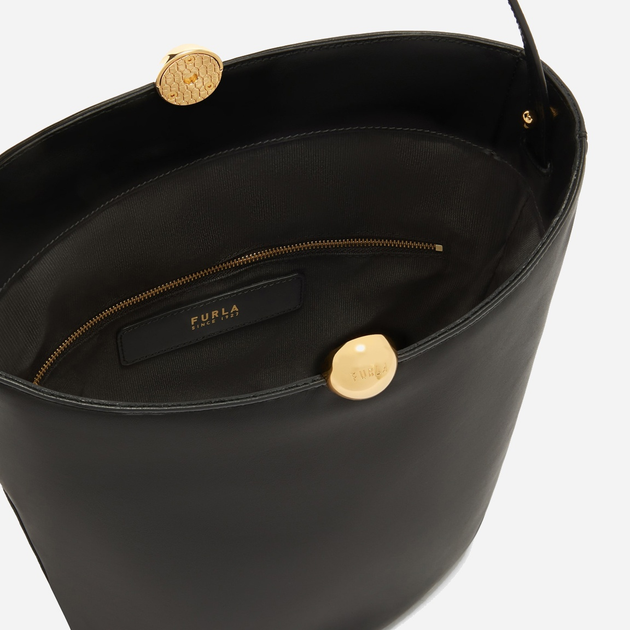 Torebka damska ze skóry naturalnej Furla Sfera WB01691BX3168O60001002 Czarna (800070339722) - obraz 5