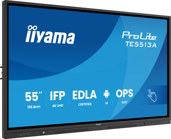 Монітор 55" iiyama ProLite TE5513A-B1AG - зображення 3