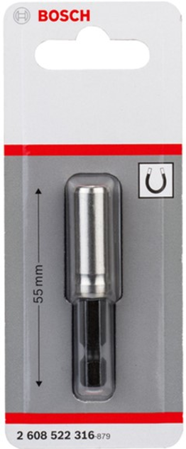 Uchwyt magnetyczny przedłużacz Bosch do bitów  1/4" 10 x 55 mm (2608522316) - obraz 1