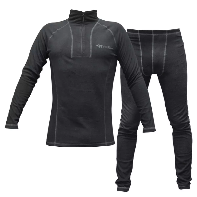 Термобілизна Viverra Soft Warm ZIP Black L (РБ-2230153) - Фото 1 Термобілизна Viverra Soft Warm ZIP Black L (РБ-2230153) - зображення 1