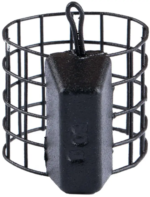 Кормушка Brain фидерная S 4x13 ячеек крашенная (ц.:черный) 30g (1858-24-53) - изображение 2