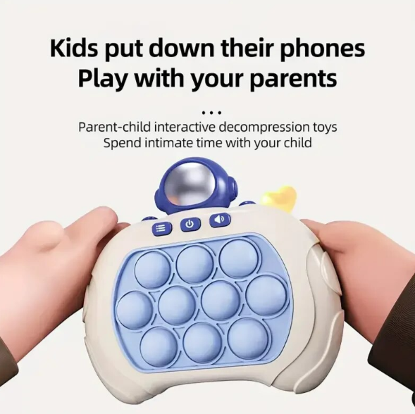 Детская электронная консоль Pop It Astronaut, антистресс-игра - изображение 3