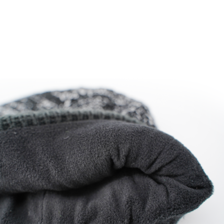 Водонепроницаемая зимняя шапка S/M Dexshell Cuffed Beanie унисекс черная с красной полосой для защиты от влаги и холода (VIL-O_33P) - изображение 5