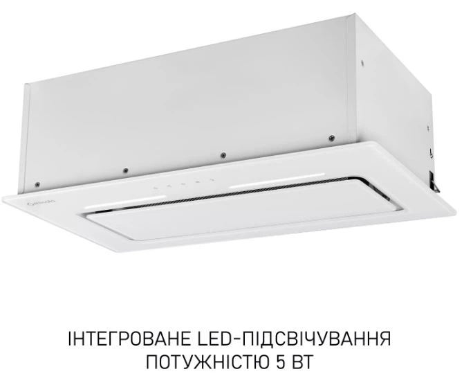 Витяжка повновбудована Minola HBI 6473 WH GLASS 800 LED Line - изображение 7