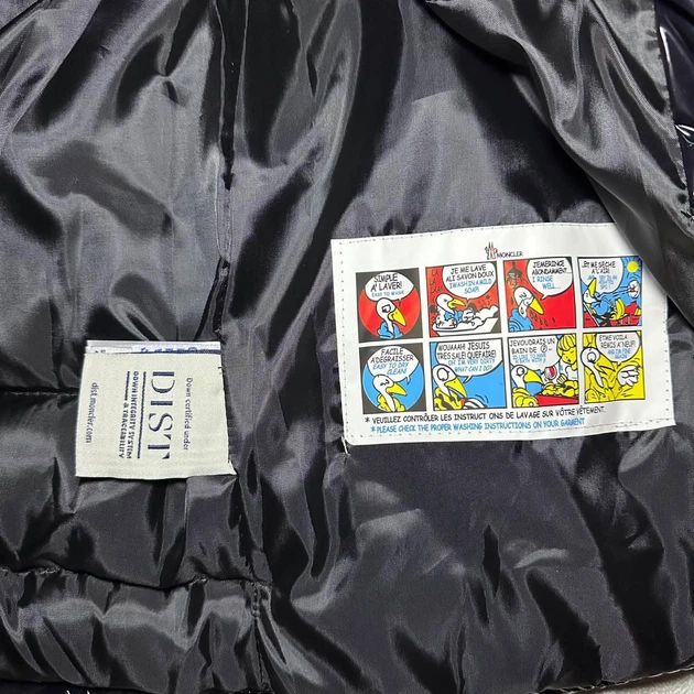 Пуховая жилетка Moncler Maya NFC чип безрукавка черная 2XL 4463 - Фото 4 Пуховая жилетка Moncler Maya NFC чип безрукавка черная 2XL 4463 - изображение 4