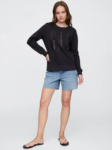 Bluza damska bez kaptura polarowa GAP 800444-08 S Czarna - obraz 3