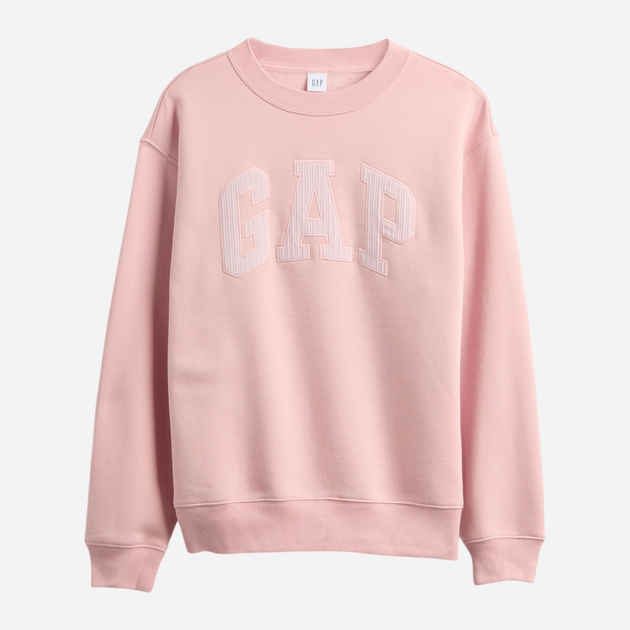 Світшот на флісі жіночий GAP 823720-03 M Світло-рожевий (1200146301026) - зображення 4