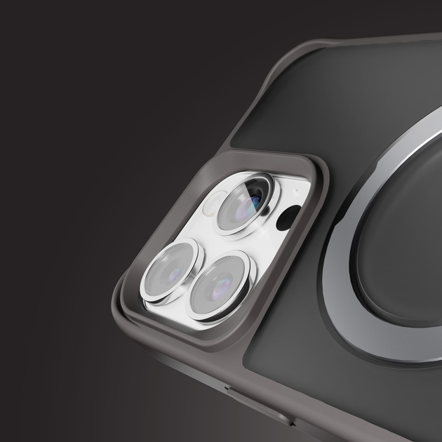 Etui plecki Etteri Matt Mag Ring do Apple iPhone 16 Pro Grey (5906961960351) - obraz 7