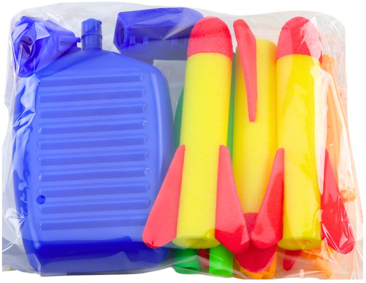 Zestaw do zabawy LEAN Toys wyrzutni rakiet z pianki 20369 (5905991026587) - obraz 1