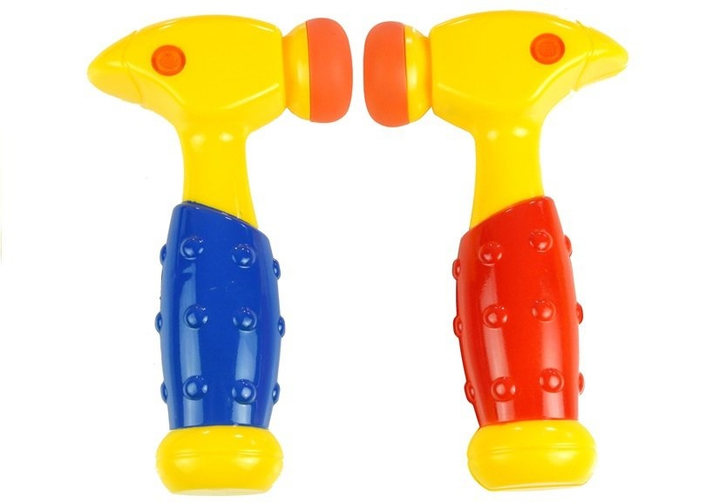 Gra zręcznościowa LEAN Toys Uderzanie bobrów młoteczkiem 3382 (5905515350488) - obraz 4