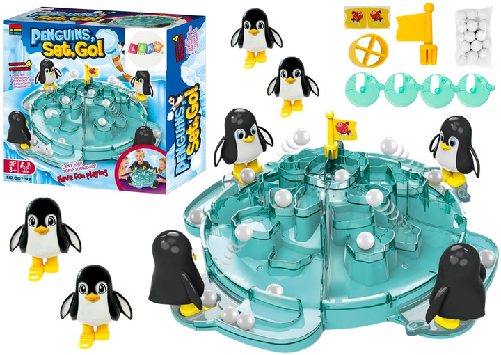 Спритність LEAN Toys Пінгвіни на льодовику 4753 (5905515350365) - зображення 2
