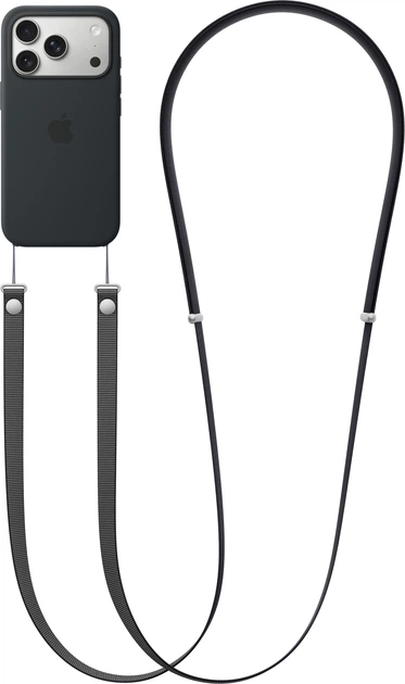 Ремінець для смартфона Apple Crossbody Strap Black (MGGL4) - зображення 2