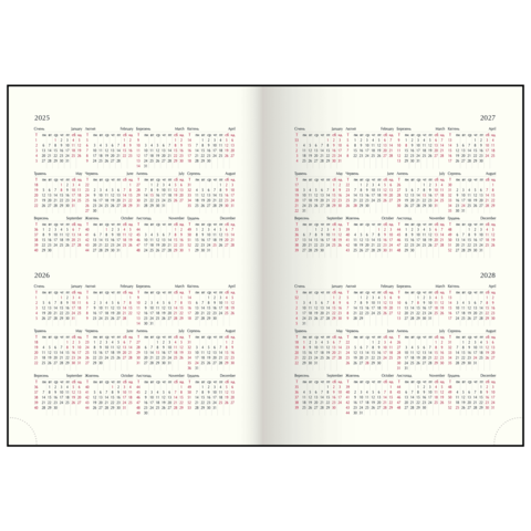 Щоденник датований 2026 BUROMAX А5 NOVEL 2103-07 фіолетовий (друкована обкл.) /BM.2103-07/ - изображение 7