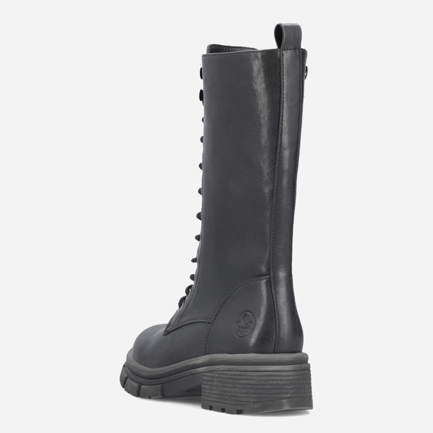 Жіночі черевики високі Rieker 91440-00 40 (6.5UK) Чорні (4061811462209) - зображення 4