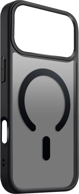 Etui plecki Etteri Matt Mag do Apple iPhone 17 Pro Black/Transparent (5907504556765) - obraz 2