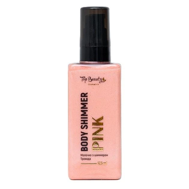 Молочко для тіла з шиммером Троянда Top Beauty 125 мл - зображення 2