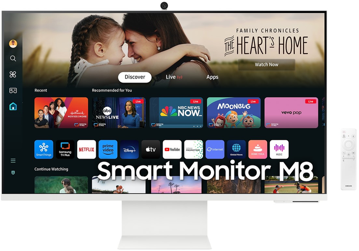 Monitor 32" Samsung Smart Monitor M8 M80F LS32FM801UUXEN - obraz 1