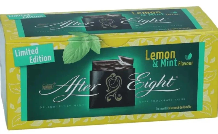 Шоколадные конфеты Nestle After Eight Lemon Mint 200г – купить в