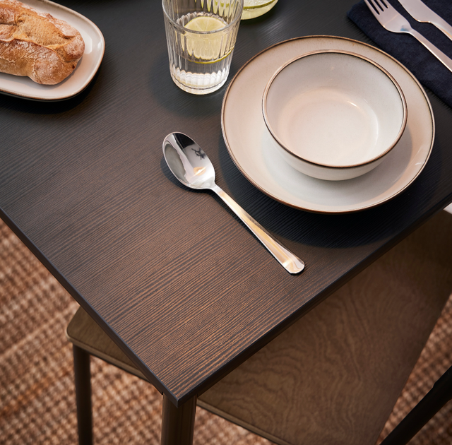 Стіл, кухонний стіл, чорний, 67x67см, IKEA SANDSBERG 594.204.00 - Фото 3 Стіл, кухонний стіл, чорний, 67x67см, IKEA SANDSBERG 594.204.00 - изображение 3