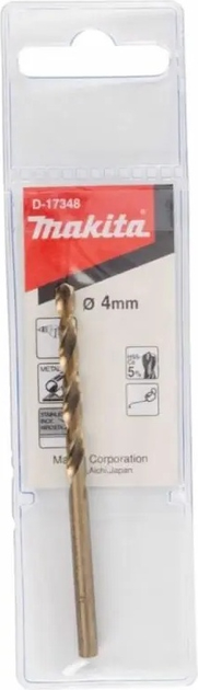 Wiertło Makita HSS-Co 4 x 75 mm D-17348 (88381196000) - obraz 1