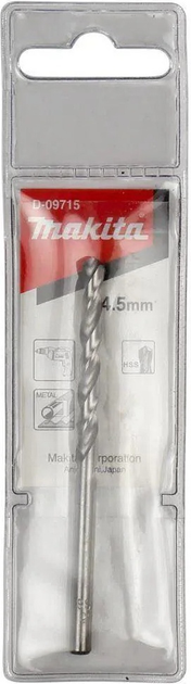 Свердло Makita HSS-G 4. x 80 мм (D-09715) - зображення 1