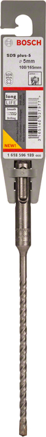 Свердло Bosch SDS-Plus 5 x 165 мм (1618596189) - зображення 1