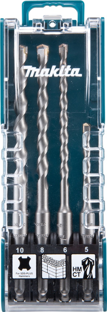 Набір свердел Makita T.C.T SDS-Plus 4 шт (D-74136) - зображення 1