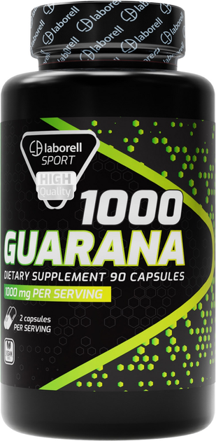 Suplement diety Laborell Guarana 1000 mg 90 kapsułek (5902488011644) - obraz 1