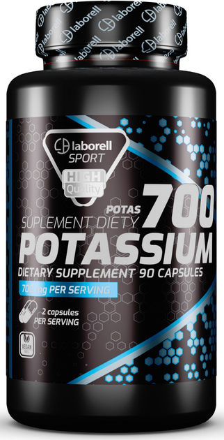 Suplement diety Laborell Potas 700 mg 90 kapsułek (5902488012306) - obraz 1