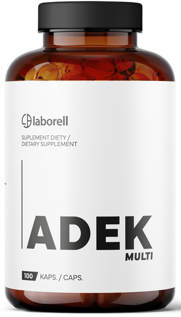 Вітаміни Laborell ADEK Multi 100 капсул (5902488010036) - зображення 1