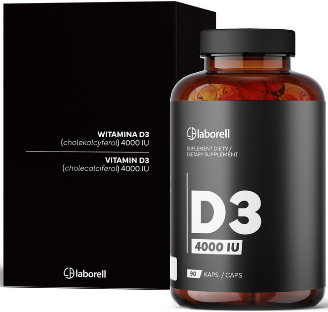Witamina D3 Laborell 4000IU 90 kapsułek (5902488011026) - obraz 2