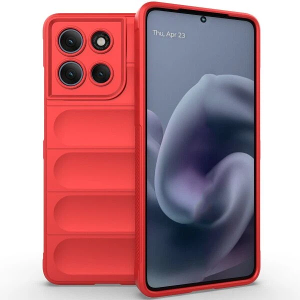 Силиконовый (TPU) чехол Deexe Terra Case для Motorola Moto G86 Power - Red - Фото 1 Силиконовый (TPU) чехол Deexe Terra Case для Motorola Moto G86 Power - Red - изображение 1