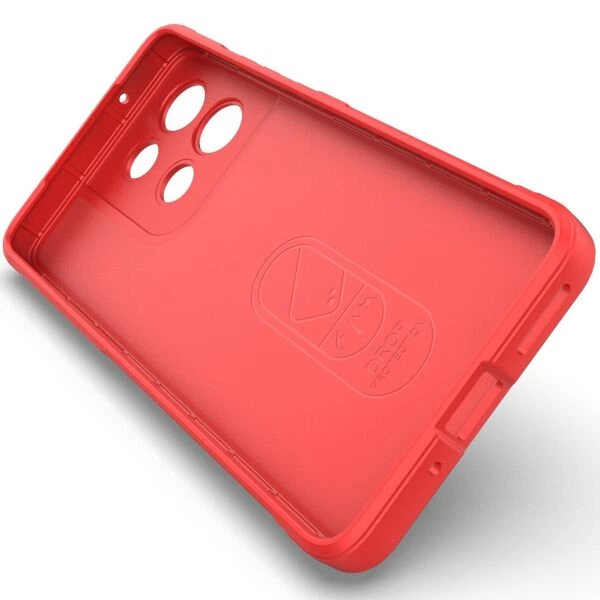 Силиконовый (TPU) чехол Deexe Terra Case для Motorola Moto G86 Power - Red - Фото 3 Силиконовый (TPU) чехол Deexe Terra Case для Motorola Moto G86 Power - Red - изображение 3