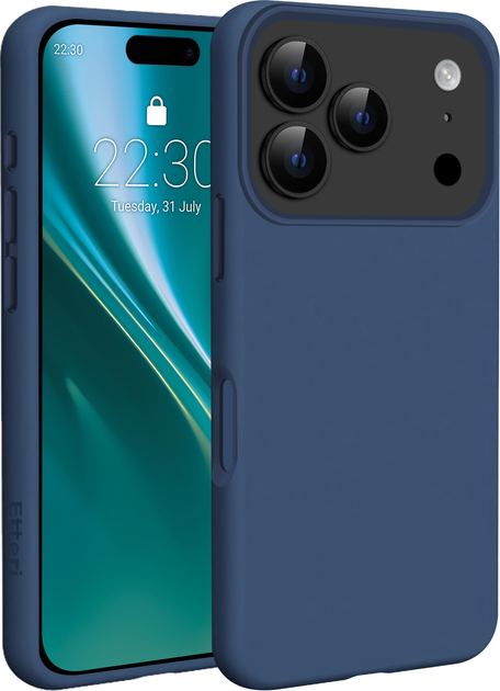 Панель Etteri Silicone Mag для Apple iPhone 17 Pro Dark Blue (5907504556970) - зображення 1