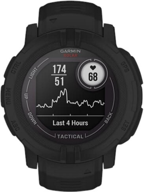 Smartwatch Garmin Instinct 2 Solar Tactical Edition 45 mm Black (010-02627-03) - obraz 4