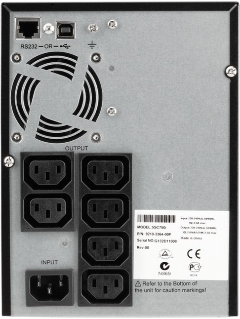 UPS Eaton 5SC750 750VA 525W (0743172045096) - obraz 2