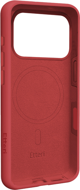 Панель Etteri Silicone Mag для Apple iPhone 17 Pro Max Raspberry (5907504557021) - зображення 3