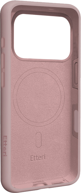 Панель Etteri Silicone Mag для Apple iPhone 17 Pro Max Light Pink (5907504557106) - зображення 2
