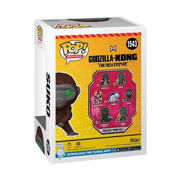 Фигурка Суко Suko Годзилла и Конг: Новая империя Godzilla x Kong: The New Empire Funko Pop фанко поп 10 см №1543 Suko1543_1 - Фото 4 Фигурка Суко Suko Годзилла и Конг: Новая империя Godzilla x Kong: The New Empire Funko Pop фанко поп 10 см №1543 Suko1543_1 - изображение 4