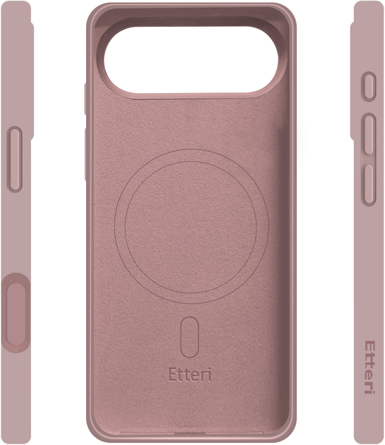 Etui plecki Etteri Silicone Mag do Apple iPhone 17 Air Light Pink (5907504557113) - obraz 4