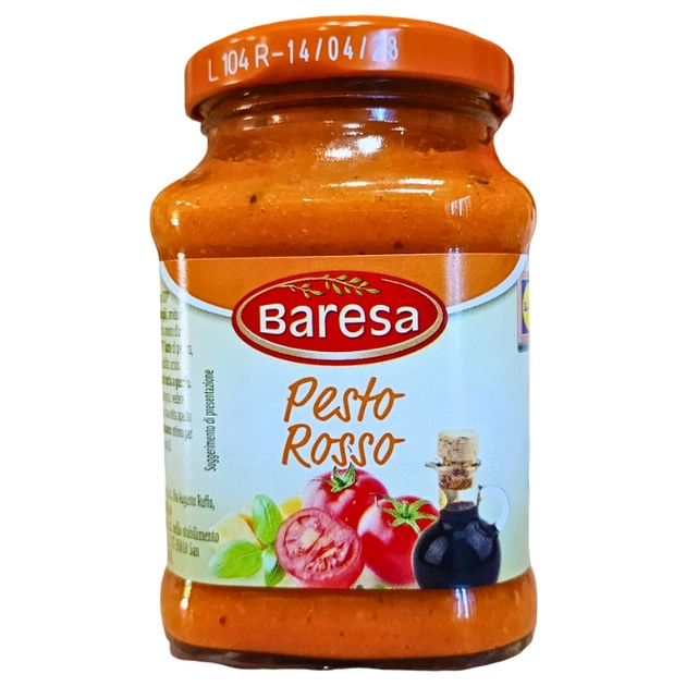 Соус Baresa Pesto Rosso 190г - Фото 1 Соус Baresa Pesto Rosso 190г - изображение 1