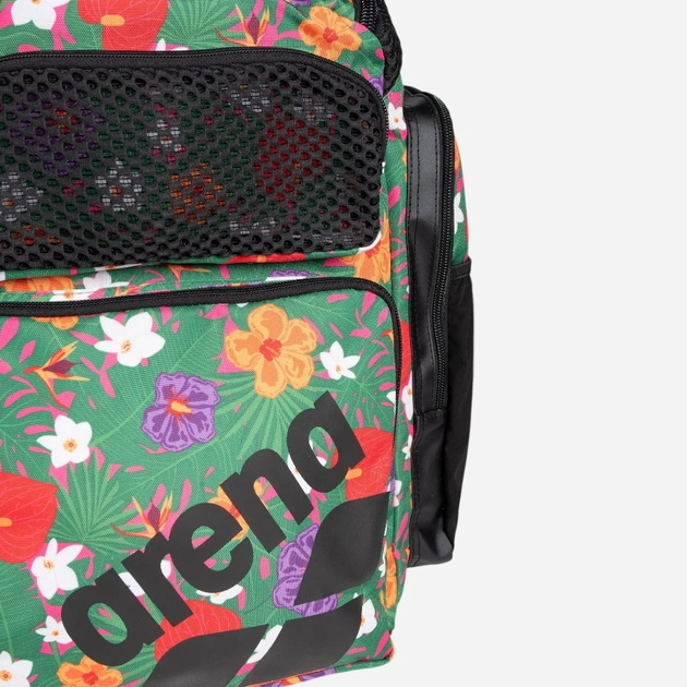 Рюкзак спортивний тканинний 45 л вміщує формат А4 Arena One Go Backpack Ao 45L 010232-911 Зелений/Червоний/Оранжевий (3468337652984) - зображення 9