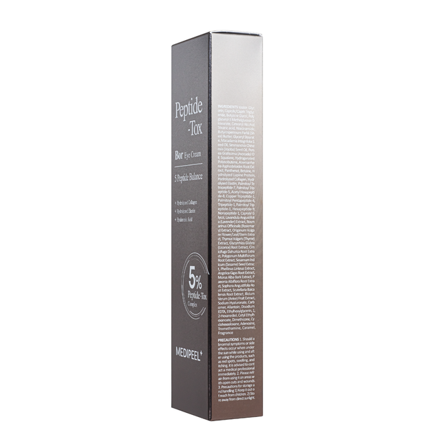 Крем-лифтинг для кожи вокруг глаз Medi-Peel Peptide Bor-Tox Eye Cream с пептидным комплексом 40 мл - Фото 5 Крем-лифтинг для кожи вокруг глаз Medi-Peel Peptide Bor-Tox Eye Cream с пептидным комплексом 40 мл - изображение 5