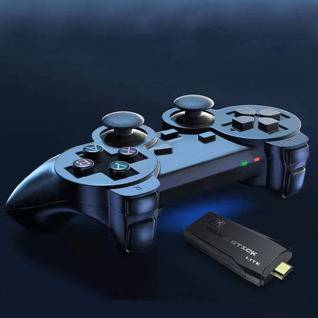 Портативная игровая консоль Game Stick Lite M8-5-30 64Гб 4K TV с 2 беспроводными джойстиками Черный 59268 - изображение 9