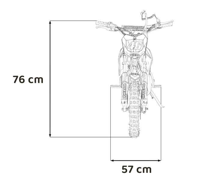 Мотоцикл з двигуном внутрішнього згоряння RENEGADE 50R Синій (5903864941531) - зображення 20