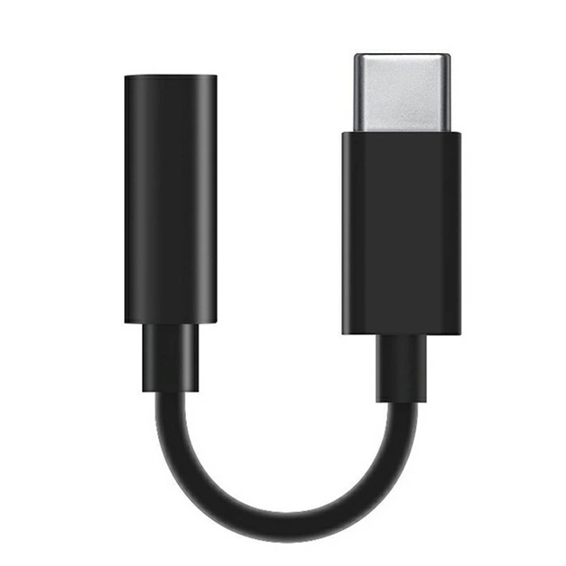 Перехідник адаптер кабельний Type-C to Audio Aux 3.5mm Black - Фото 3 Перехідник адаптер кабельний Type-C to Audio Aux 3.5mm Black - изображение 3