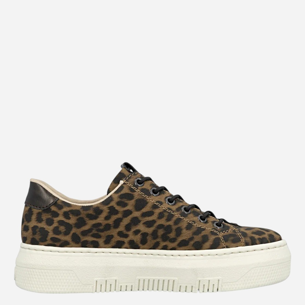 Sneakersy damskie do kostki Rieker M1953-90 37 (4UK) Brązowe (4061811542840) - obraz 4